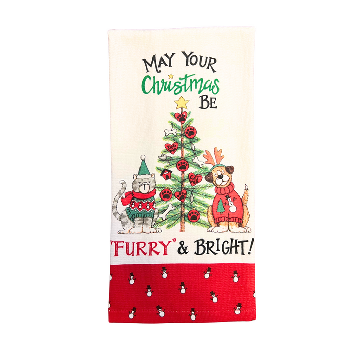 Furry & Bright Terry Hand Towel