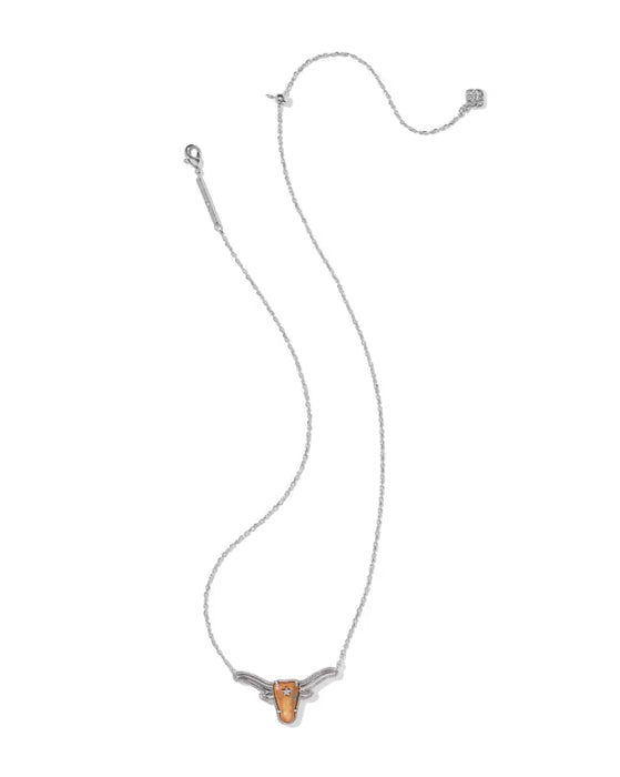 A delicate silver chain necklace featuring a central pendant with a warm gold-toned center and silver wings, displayed on a clean white background.