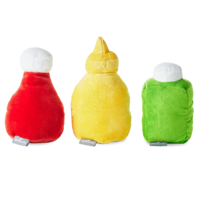 Better Together Ketchup, Mustard and Relish Magnetic Plush Trio