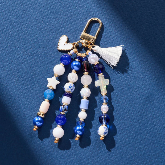 Holy Water Cross Keychain | Bag Charm