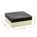 10" Square Gold Diamonds on Cream Gift Box