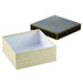 10" Square Gold Diamonds on Cream Gift Box