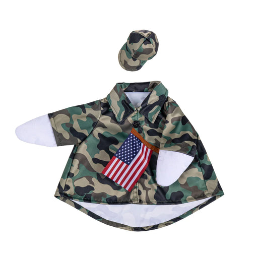 Camo Porch Goose Outfit