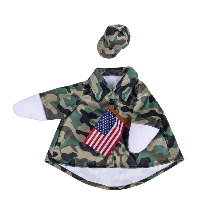 Camo Porch Goose Outfit