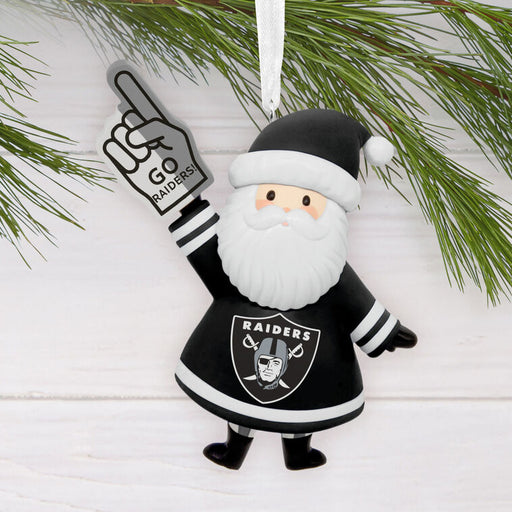 NFL Las Vegas Raiders Santa Fan Hallmark Ornament