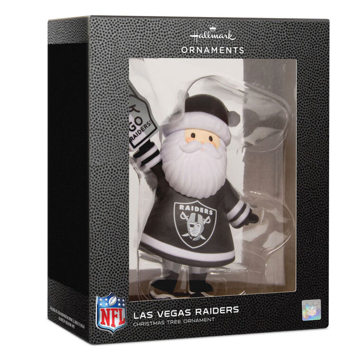 NFL Las Vegas Raiders Santa Fan Hallmark Ornament