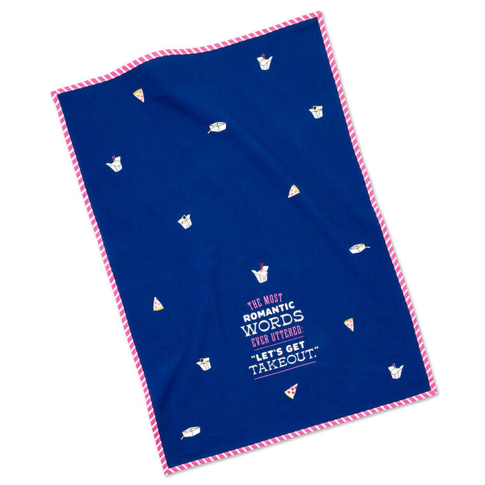 Let's Get Takeout Tea Towel