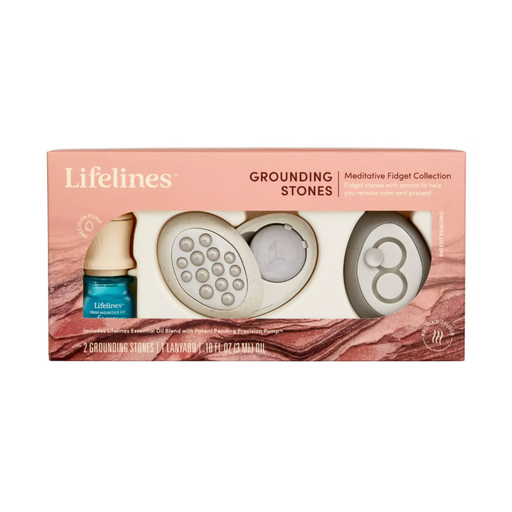 Lifelines Grounding Stones - Meditative Fidget Collection & Essential Oil Blend