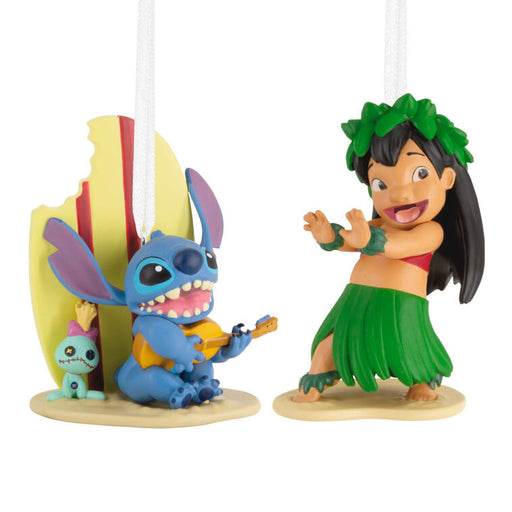 Disney Lilo & Stitch Hallmark Ornaments, Set of 2