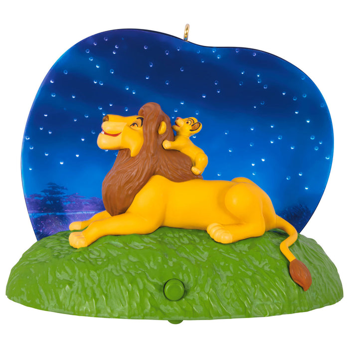 Disney The Lion King 30th Anniversary Always There to Guide You 2024 Ornament With Light and Sound