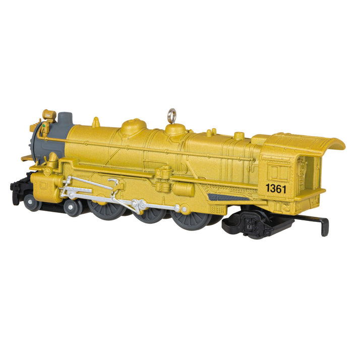 Lionel® Trains Yellow 1361 Pennsylvania K4 Steam Locomotive 2023 Metal Ornament