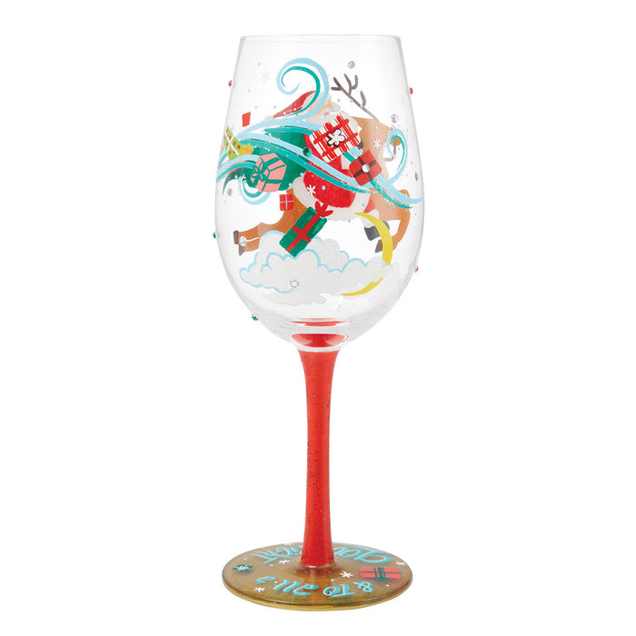 Hallmark Exclusive And to All a Good Night Lolita Wine Glass