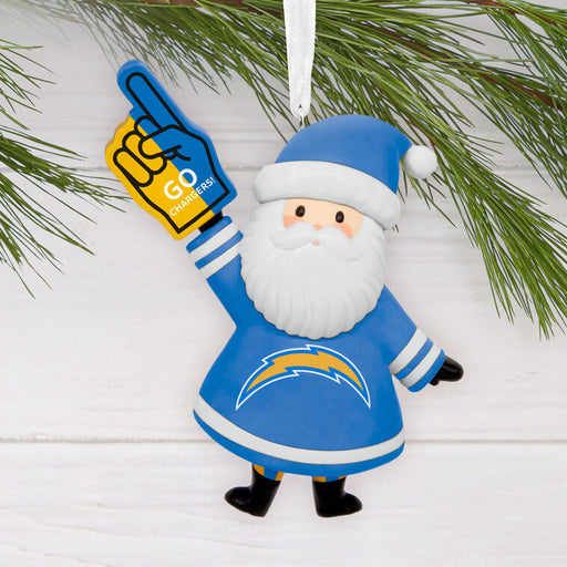 NFL Los Angeles Chargers Santa Fan Hallmark Ornament