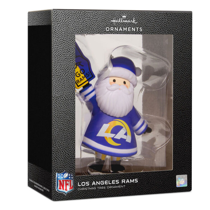 NFL Los Angeles Rams Santa Fan Hallmark Ornament