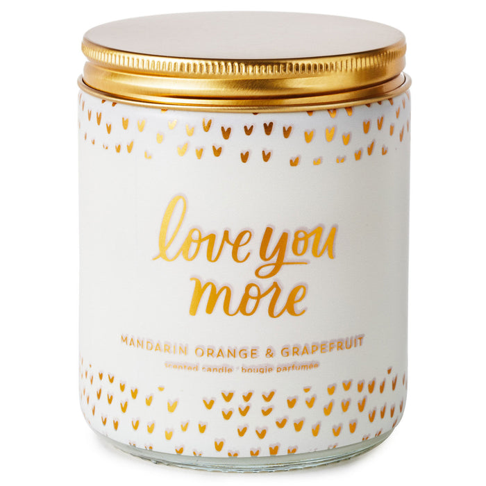 Love You More Scented Single-Wick Jar Candle