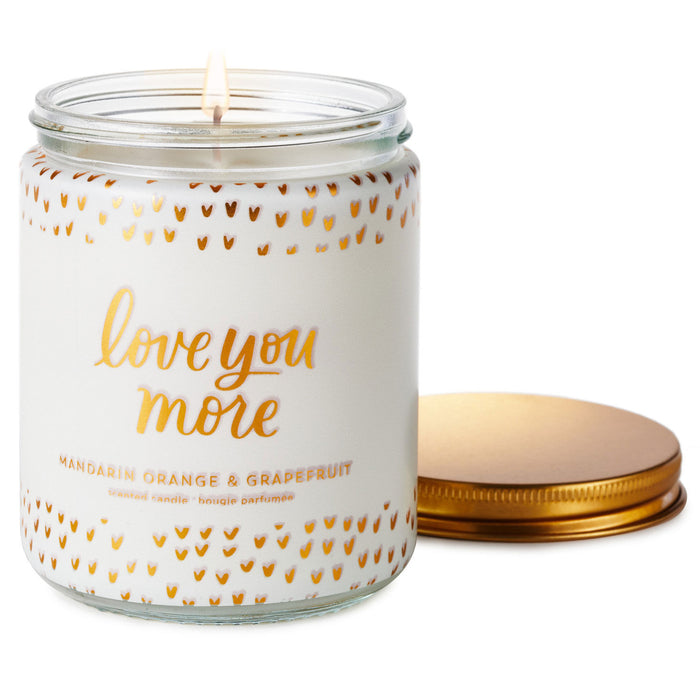 Love You More Scented Single-Wick Jar Candle