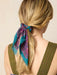Charcoal Brimfield Printed Cotton Bandana