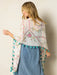 Heirloom Cross Stitch Ivory Sayulita Scarf