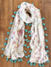 Heirloom Cross Stitch Ivory Sayulita Scarf