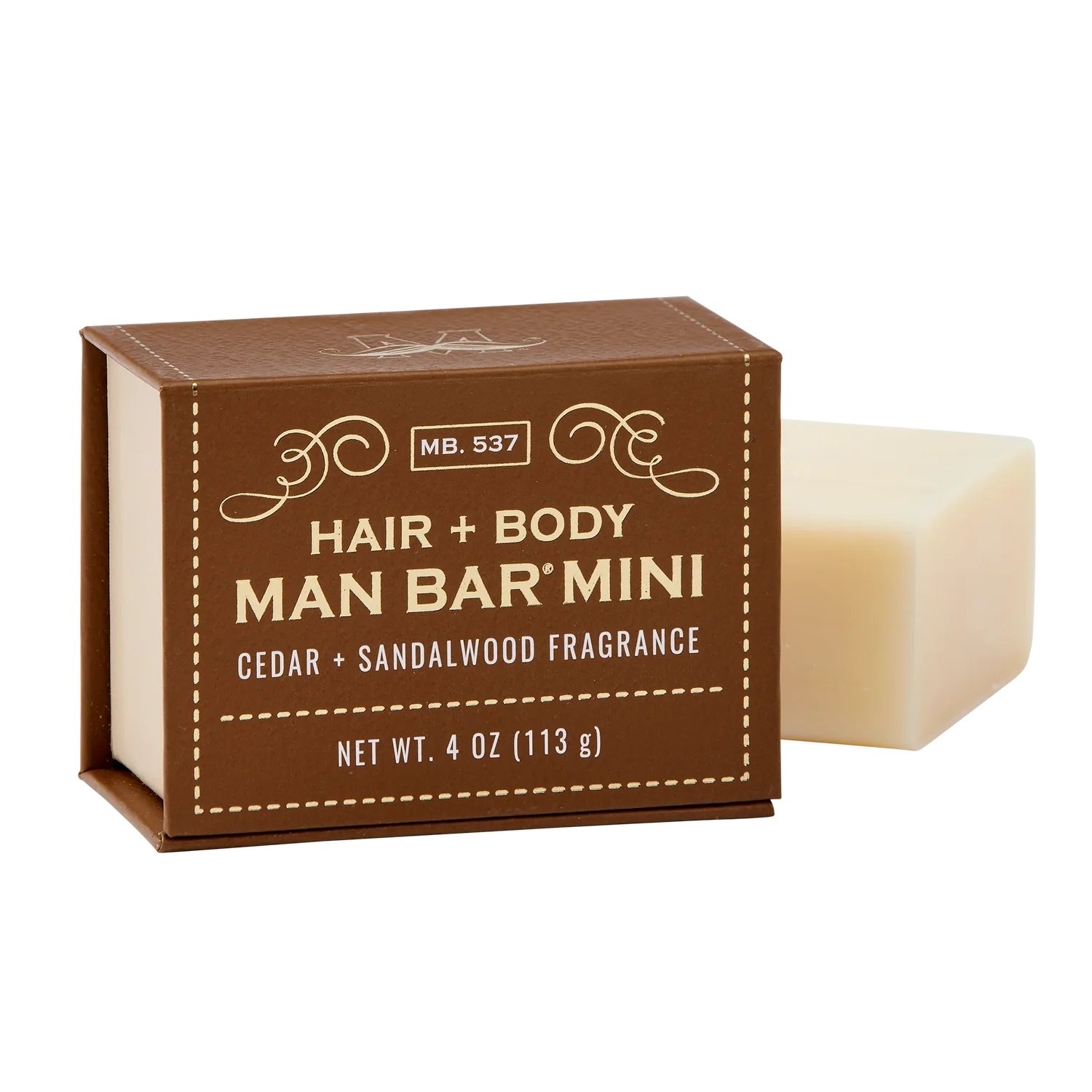 MAN BAR® MINI Hair & Body - Cedar & Sandalwood - Trudy's Hallmark
