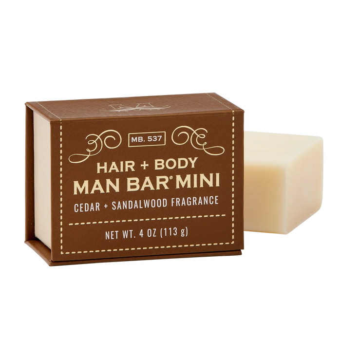 MAN BAR® MINI Hair & Body - Cedar & Sandalwood
