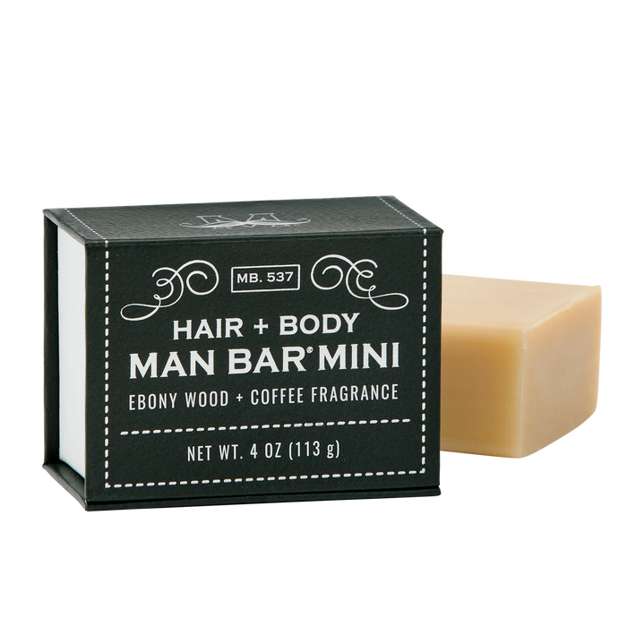 MAN BAR® MINI Hair & Body - Ebony Wood & Coffee