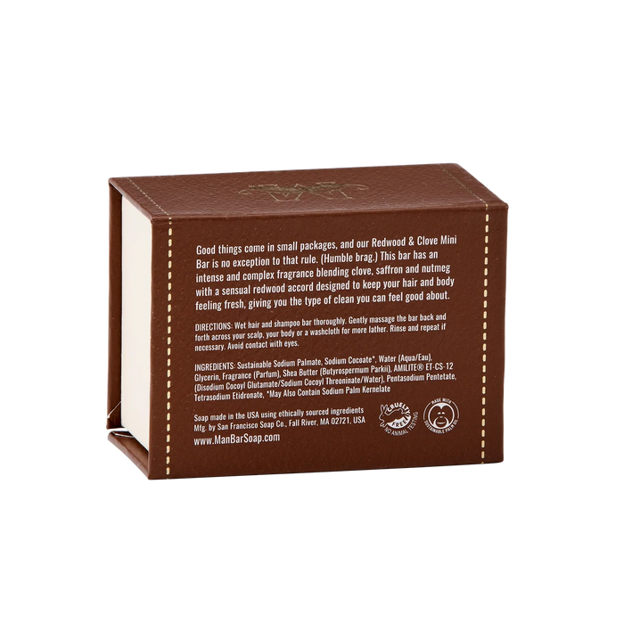 MAN BAR® MINI Hair & Body - Redwood & Clove