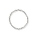 Kendra Scott Mini Elaina Silver Stretch Bracelet in Ivory Mother of Pearl