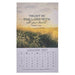 Calendar with a scenic background and motivational quote for January 2027.
