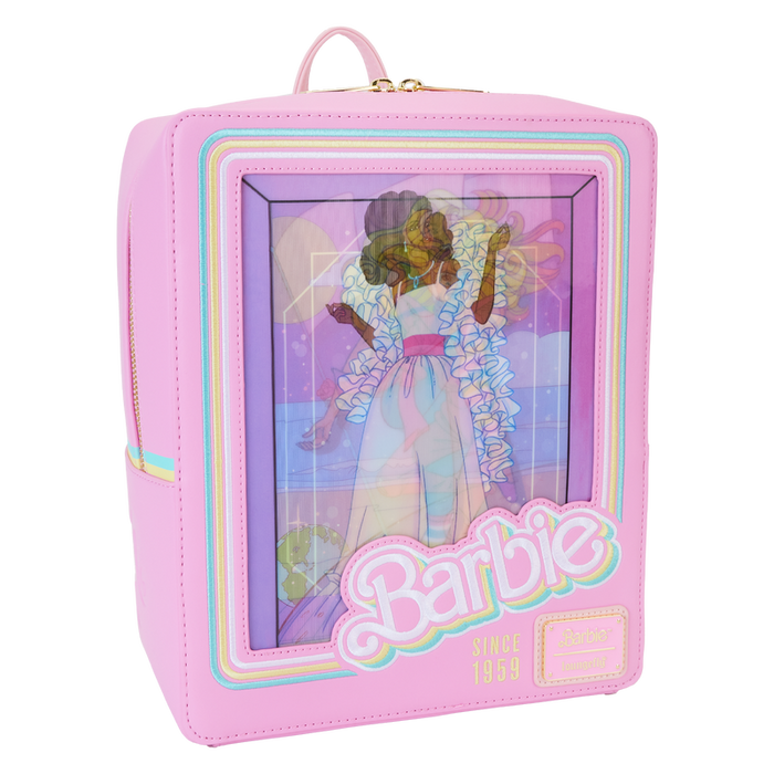 Barbie™ 65th Anniversary Doll Box Triple Lenticular Mini Backpack by Loungefly