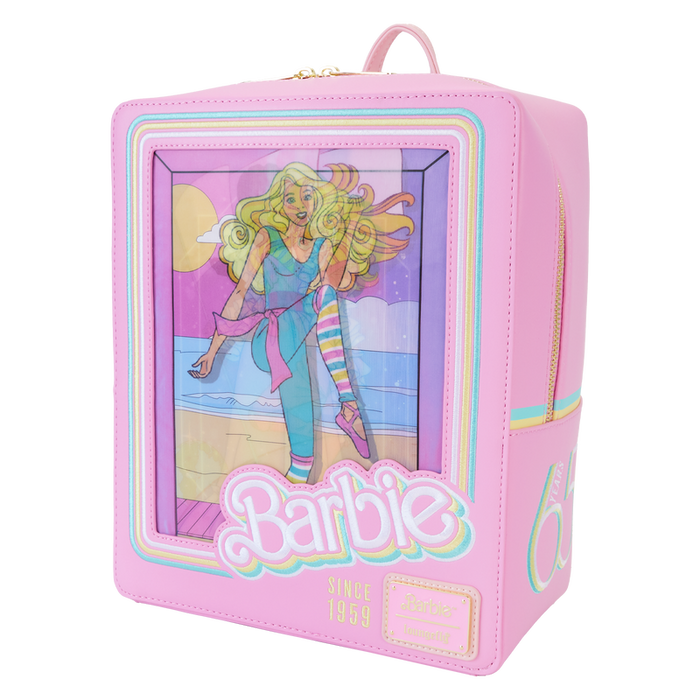 Barbie™ 65th Anniversary Doll Box Triple Lenticular Mini Backpack by Loungefly