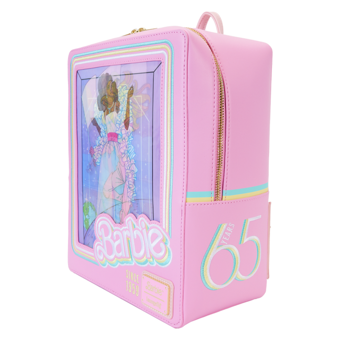 Barbie™ 65th Anniversary Doll Box Triple Lenticular Mini Backpack by Loungefly