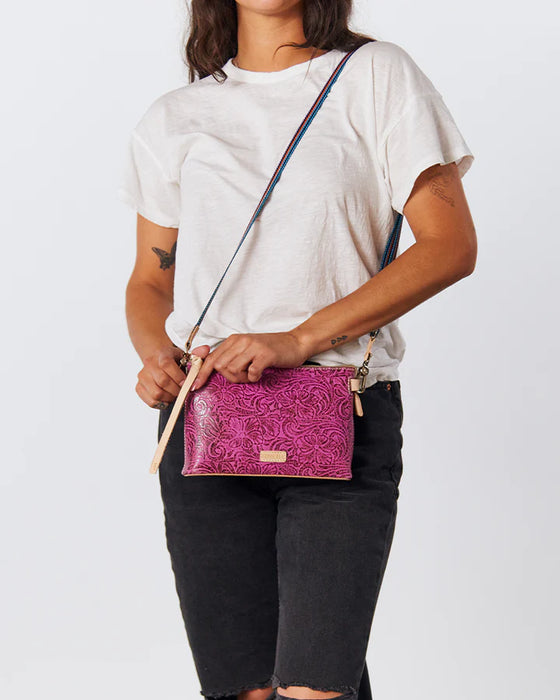 Consuela Consuela Pink Webbing Crossbody Strap