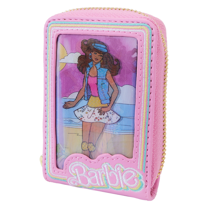 Barbie™ 65th Anniversary Doll Box Triple Lenticular Zip Around Wallet by Loungefly