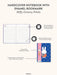 Miffy Dreamy Petals Hardcover Notebook with Enamel Bookmark