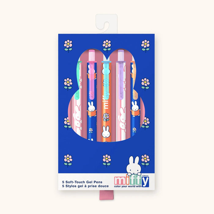 Miffy Dreamy Petals Soft-Touch Gel Pens Set