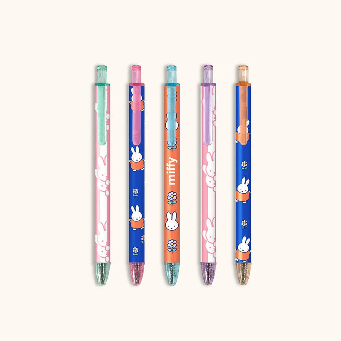 Miffy Dreamy Petals Soft-Touch Gel Pens Set