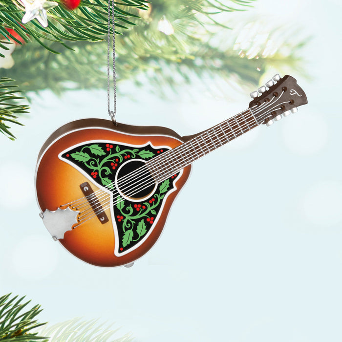 Mini Merry Mandolin 2024 Musical Ornament