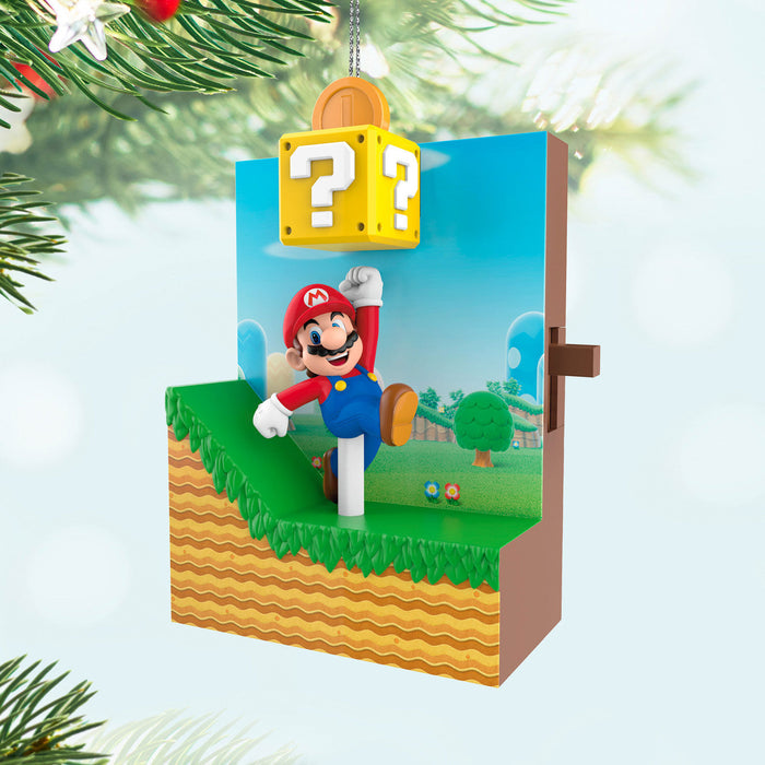 Nintendo Super Mario™ Collecting Coins 2024 Ornament With Sound and Motion