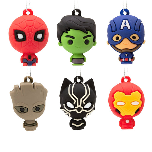 Mini Marvel Super Heroes Shatterproof Hallmark Ornaments