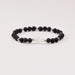 Holy Water Men's Lava Rock Bracelet in Silver