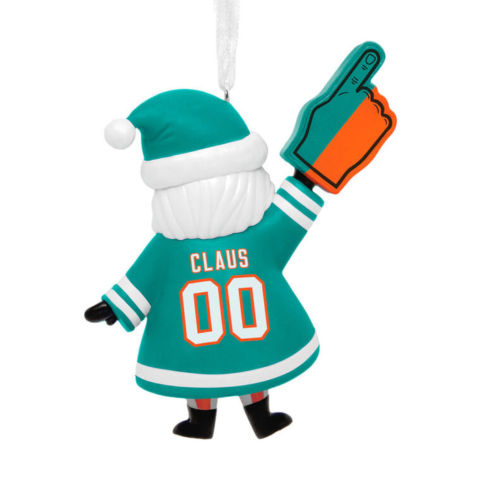NFL Miami Dolphins Santa Fan Hallmark Ornament