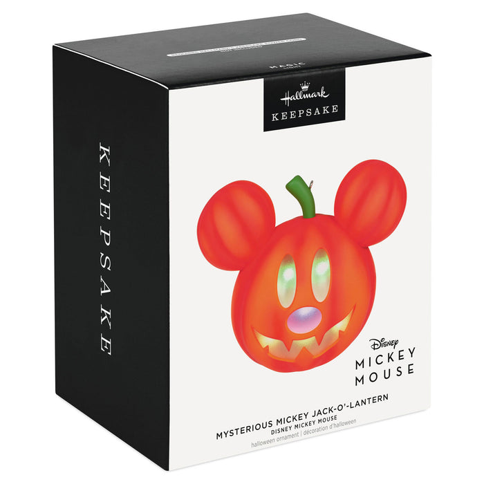 Disney Mickey Mouse Mysterious Mickey Jack-o'-Lantern Ornament With Light