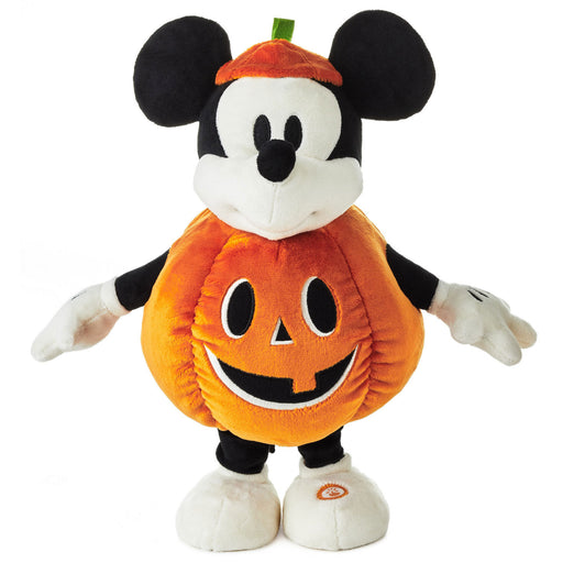 Disney Jack-o'-Lantern Mickey Mouse Plush With Sound and Motion