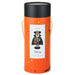 Hallmark Disney Mickey Mouse Halloween wooden nutcracker in an orange cylindrical gift box with a black lid and rope handles, featuring a white front label with Mickey dressed as a vampire.