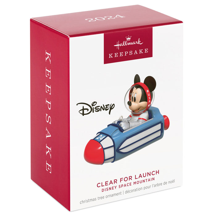 Disney Space Mountain Clear for Launch 2024 Ornament