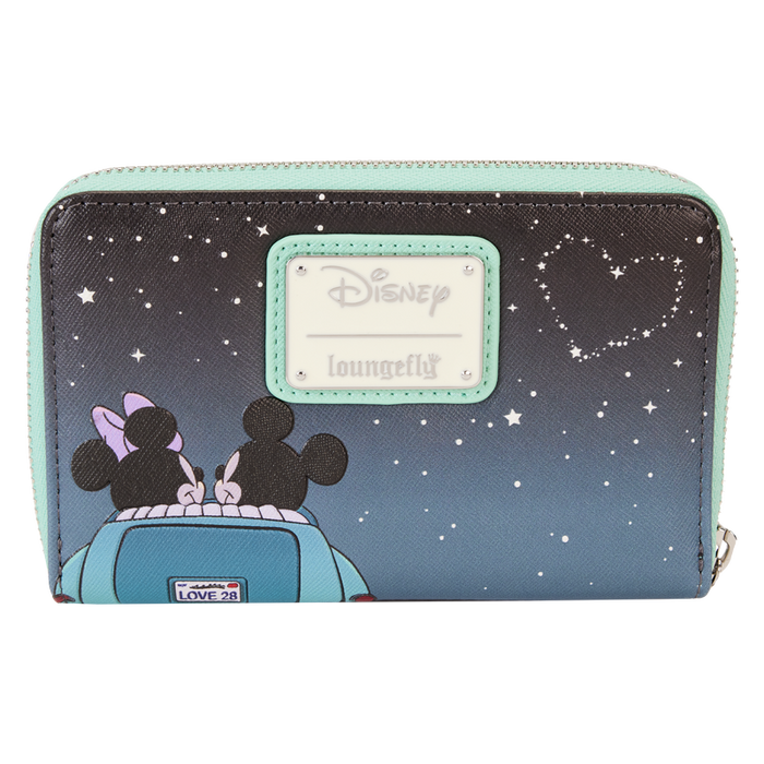 Mickey & Minnie Date Night Drive-In Zip Around Wallet by Mickey & Minnie Date Night Drive-In Zip Around Wallet by