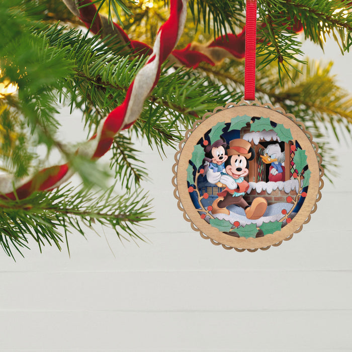 Disney Mickey's Christmas Carol 40th Anniversary 2023 Papercraft Ornament