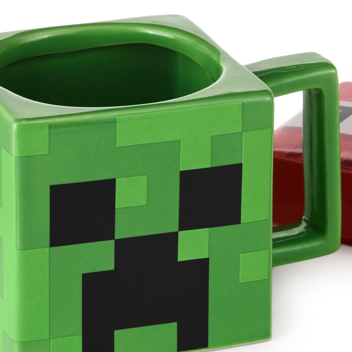 Minecraft Creeper Square Mug With Game Sounds, 15 oz.