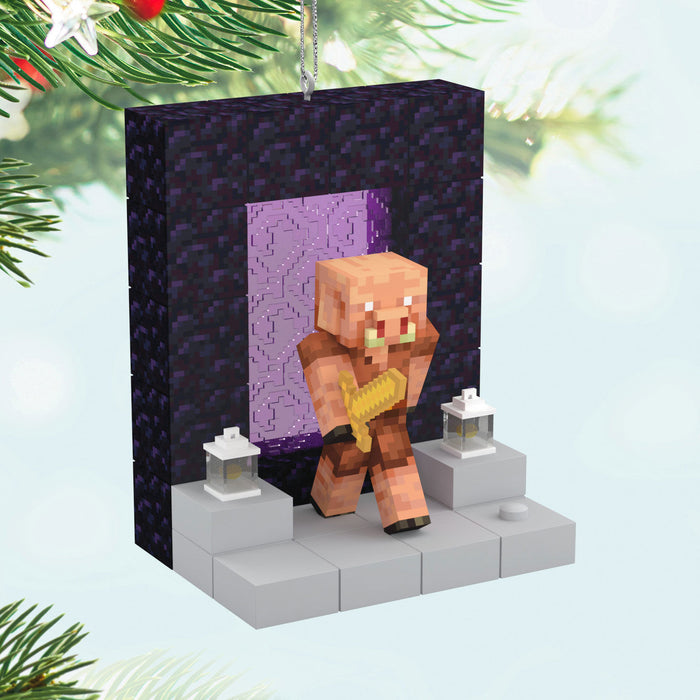 Minecraft Nether Portal 2024 Ornament With Light